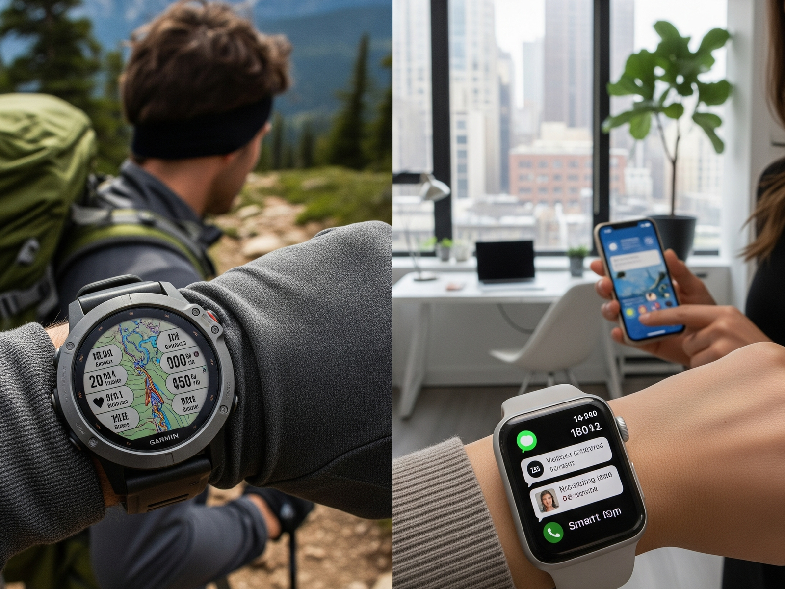 Garmin Smartwatch vs Apple